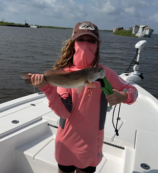 Redfish and smiles all day